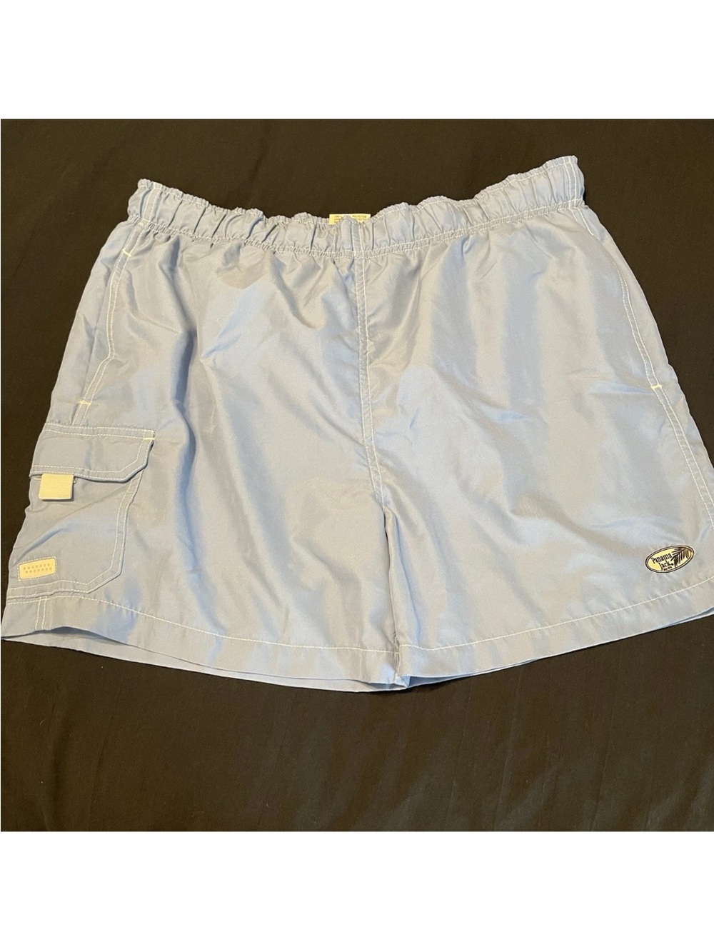 PANAMA JACK Baby Blue Swim Trunks Men's Size Large